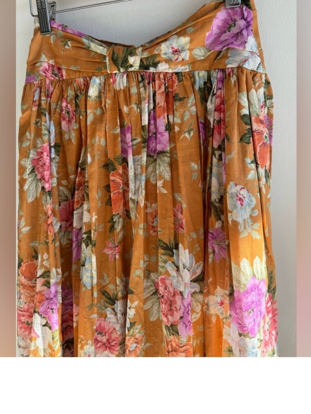 Zimmermann‎ Pattie Floral Cotton Set (Top & Skirt), Size 0 / XS - Picture 7 of 8